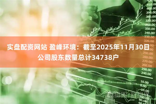 实盘配资网站 盈峰环境：截至2025年11月30日公司股东数量总计34738户